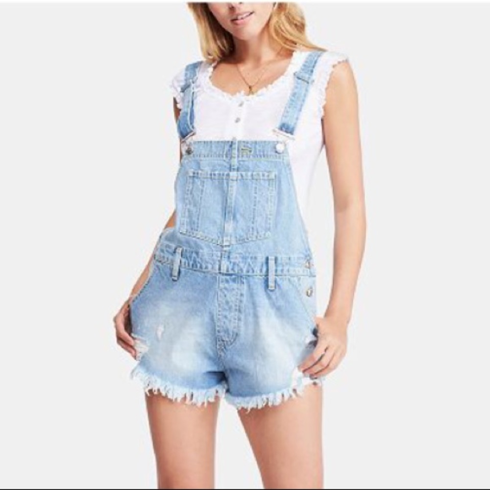 NWT FREE PEOPLE denim overalls